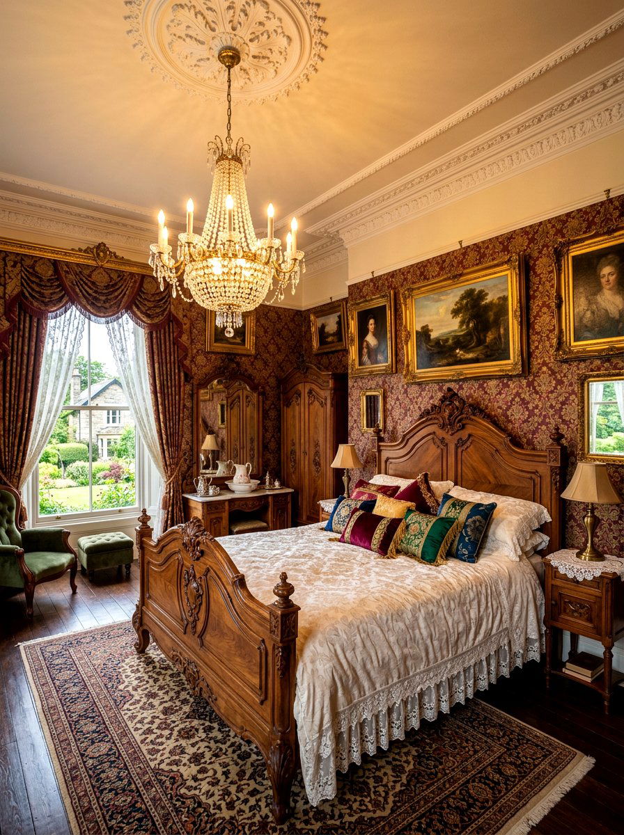 Vintage victorian room - 30 fairytale bedroom aesthetic ideas