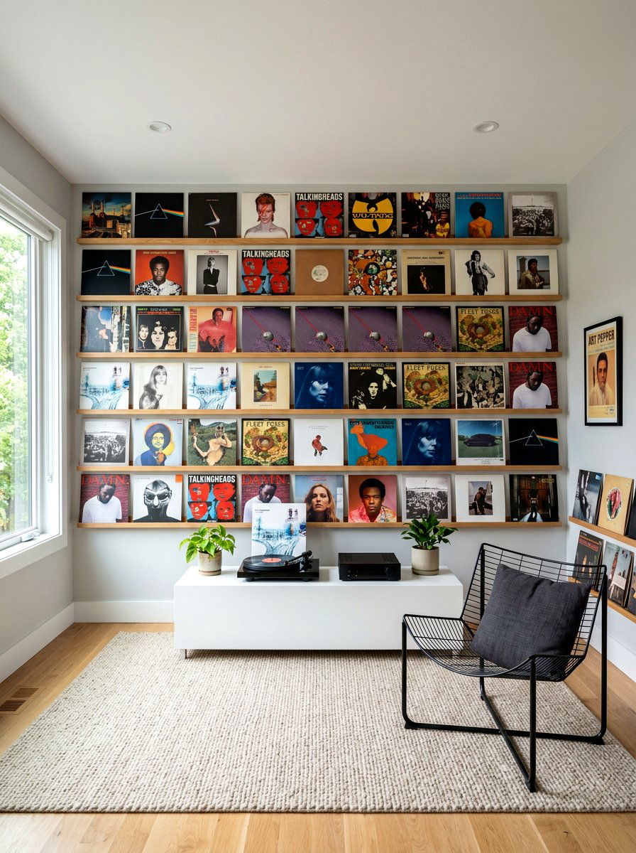 Vinyl Display Room - 30 listening lounge ideas