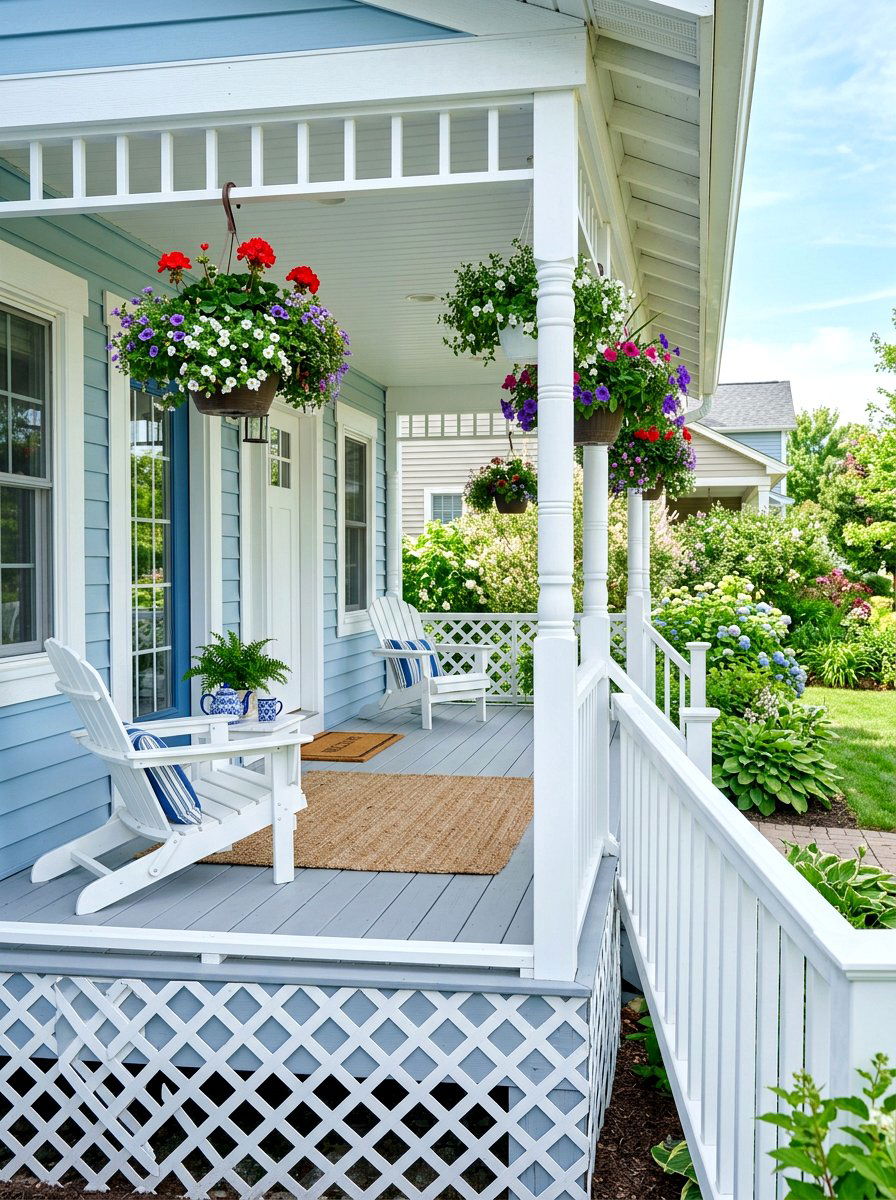 Vinyl Lattice Panels - 30 porch skirting ideas