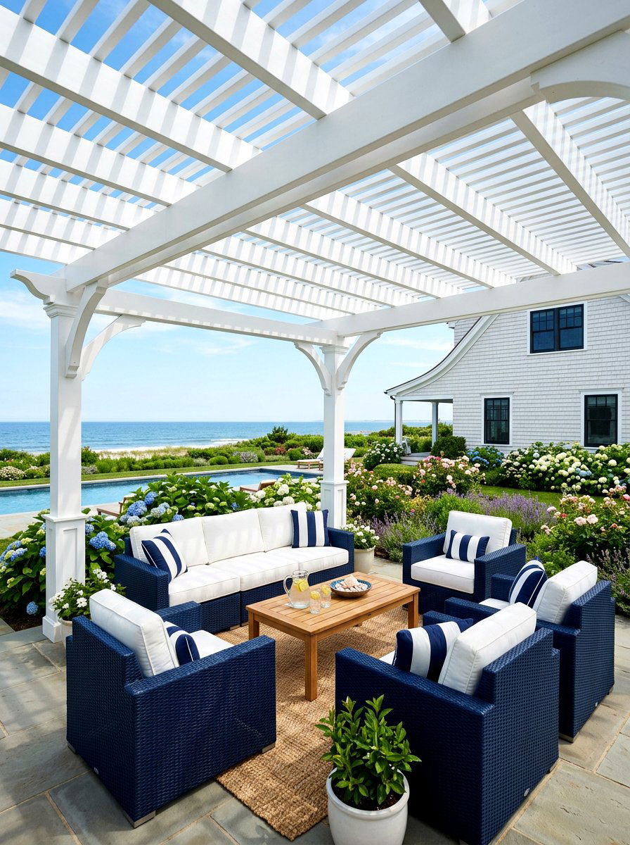 Vinyl Pergola Slats - 30 pergola shade ideas