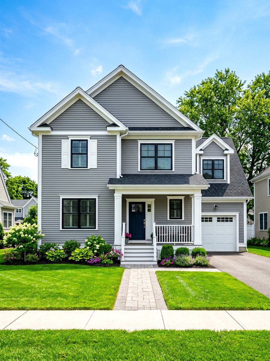 Vinyl Siding Exterior - 30 low maintenance curb appeal ideas