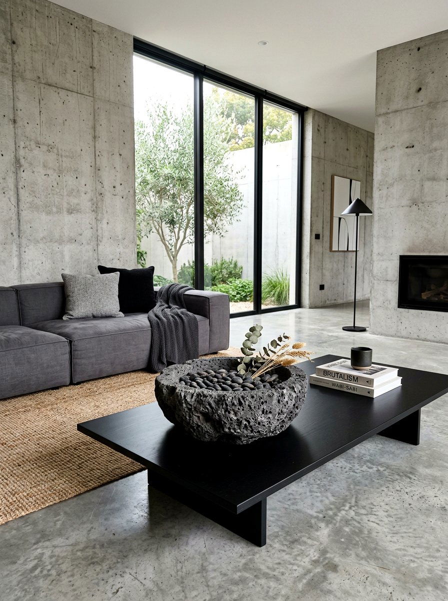 Volcanic Rock Textured Bowl - 30 sculptural bowl decor ideas