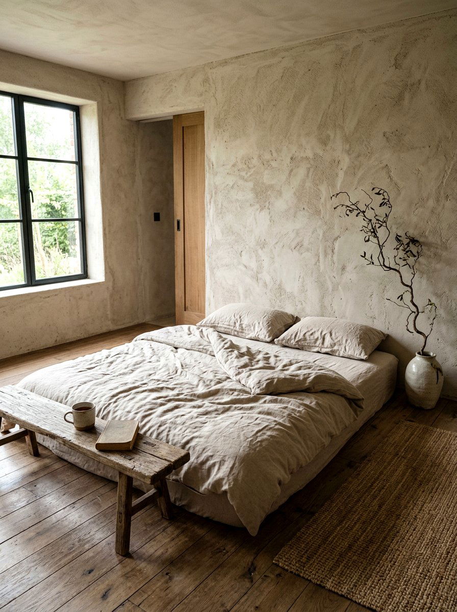 Wabi Sabi Floor Bed - 30 floor bed bedroom ideas