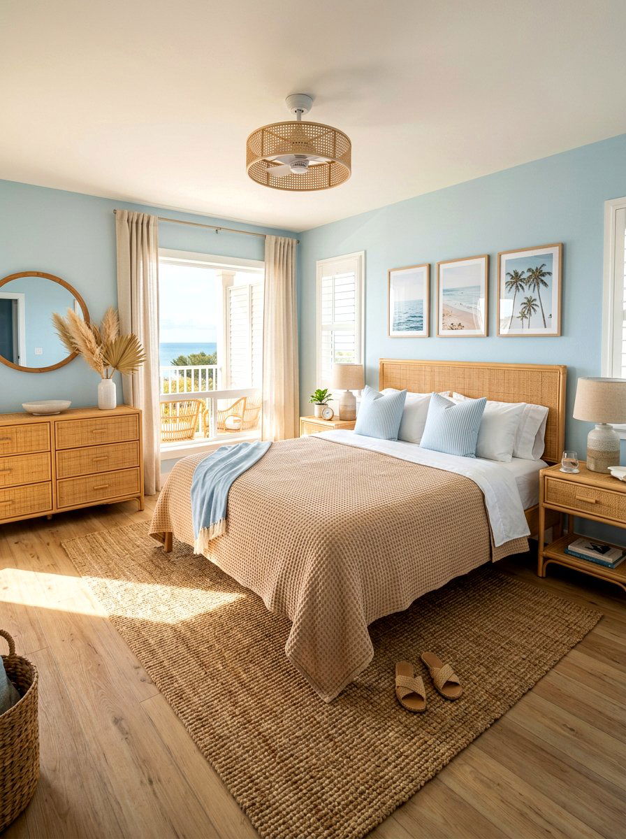 Waffle Weave Bedspread - 30 elevated bedscape ideas