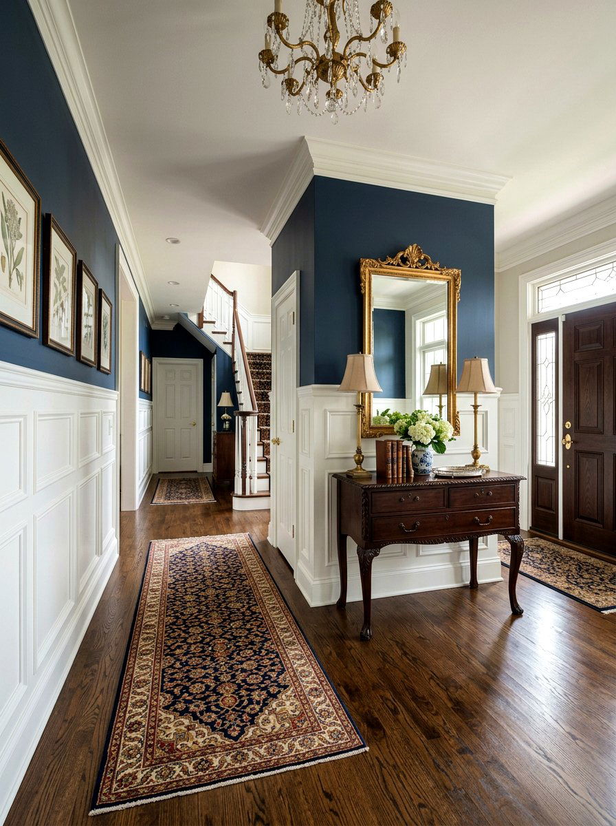 Wainscoting Wall Panel - 30 old money foyer ideas