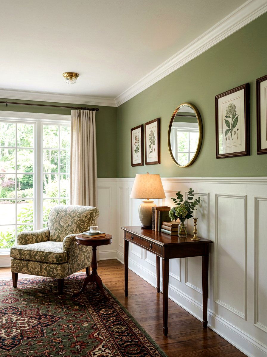 Wainscoting Wall Traditional Decor - 30 classic traditional living room ideas