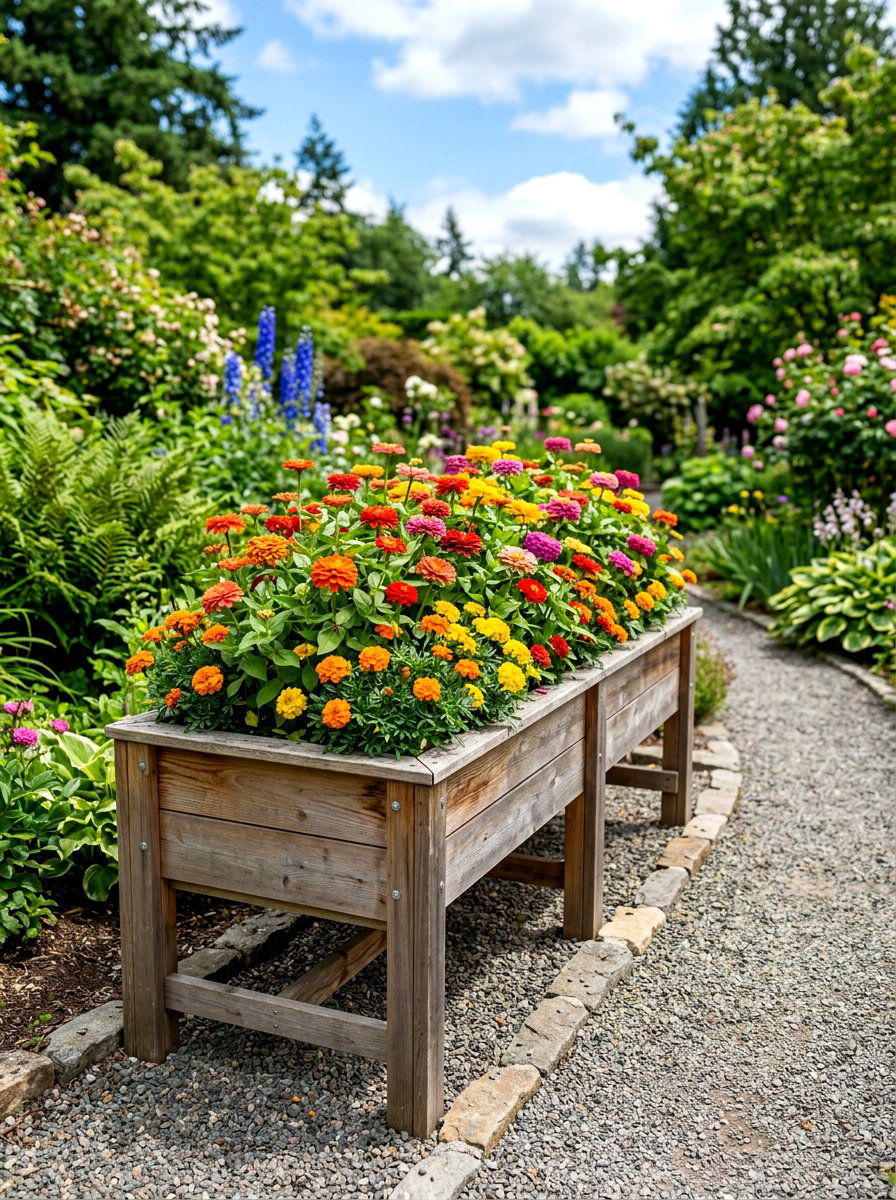 Waist High Planter Box - 30 elevated garden bed ideas