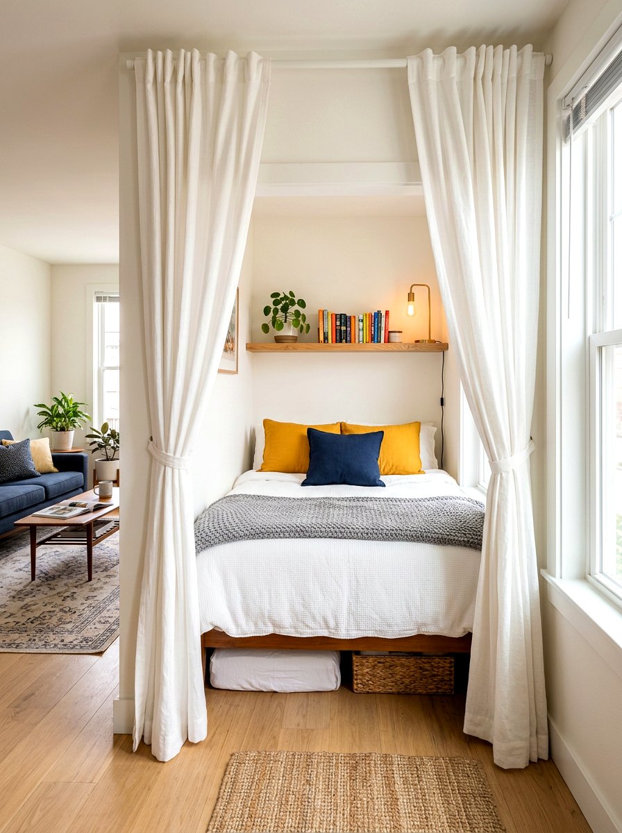 Walk In Closet Bed Nook - 30 bed nook studio ideas