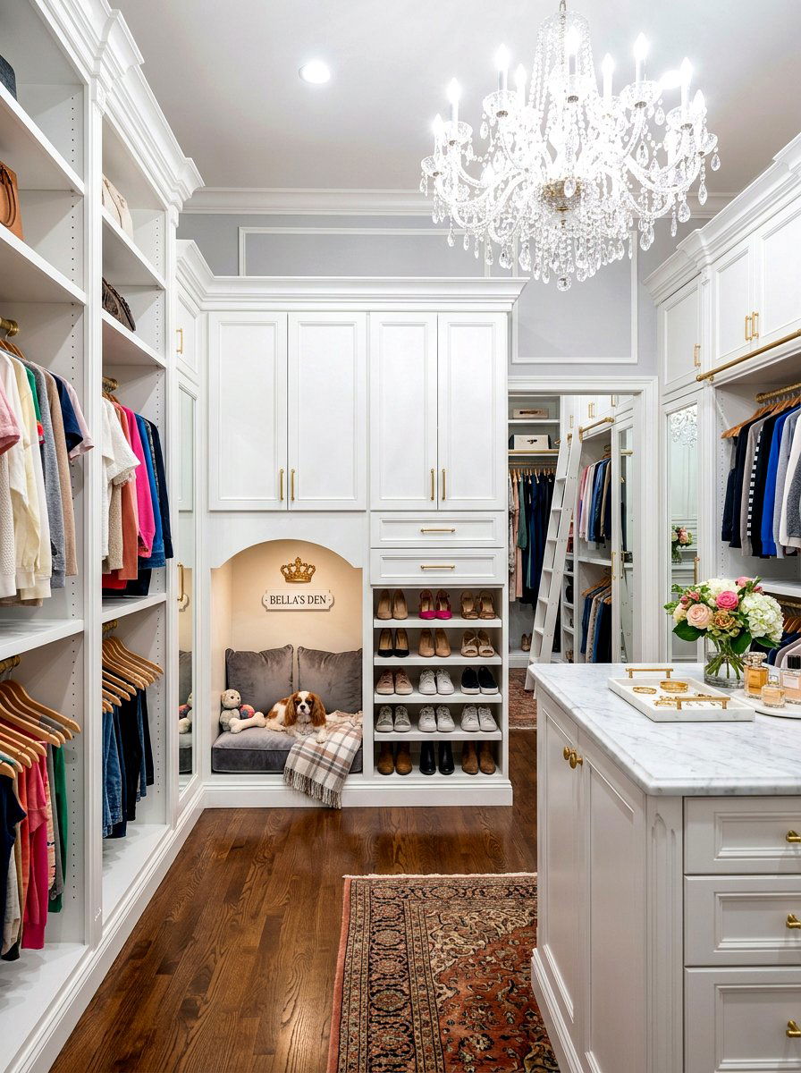 Walk In Closet Dog Nook - 30 built in dog nook ideas