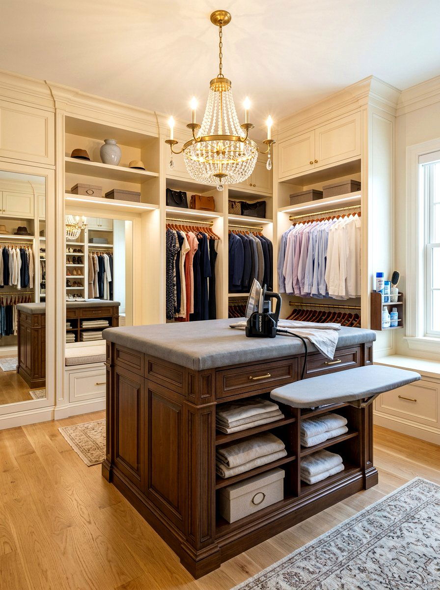 Walk In Closet Ironing - 30 ironing station ideas