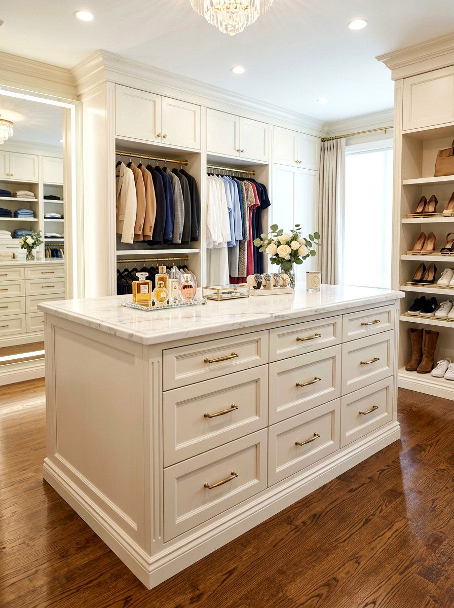 Walk In Closet Island - 30 organizing a walk in closet ideas