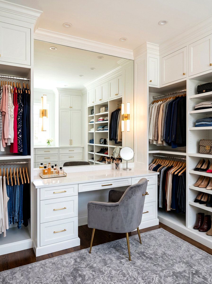 Walk In Closet Vanity - 30 makeup vanity ideas