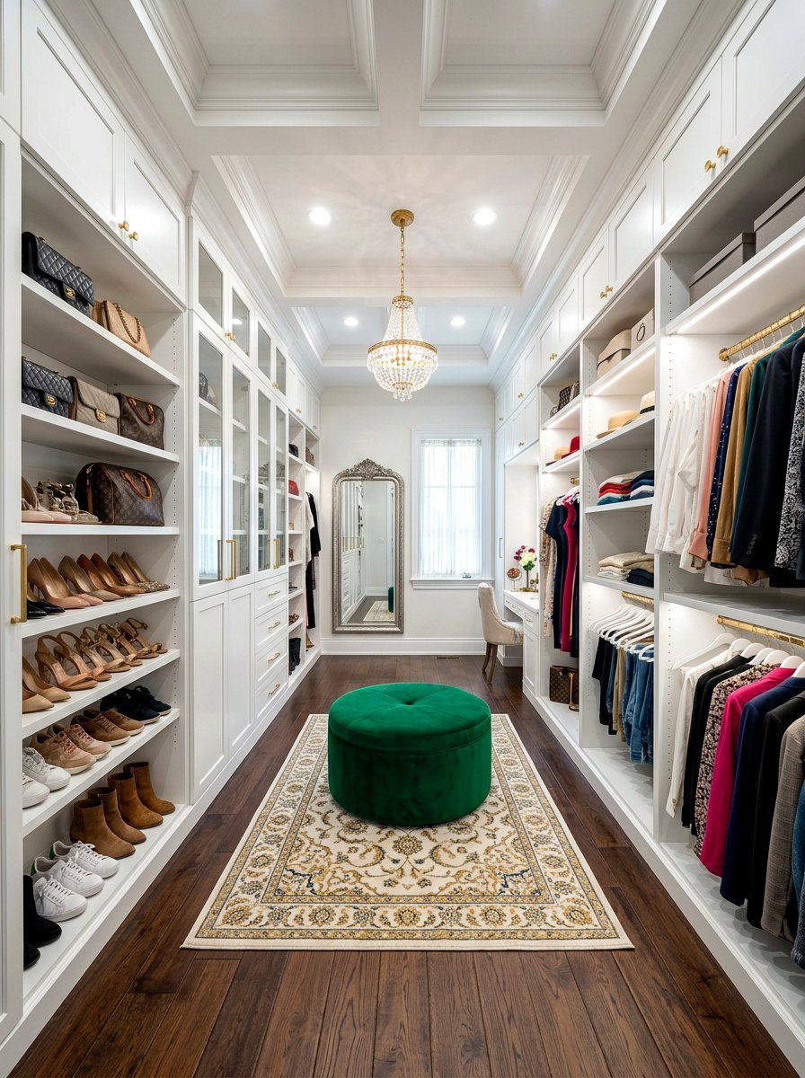 Walk In Closet - 30 cozy compartmentalized home ideas