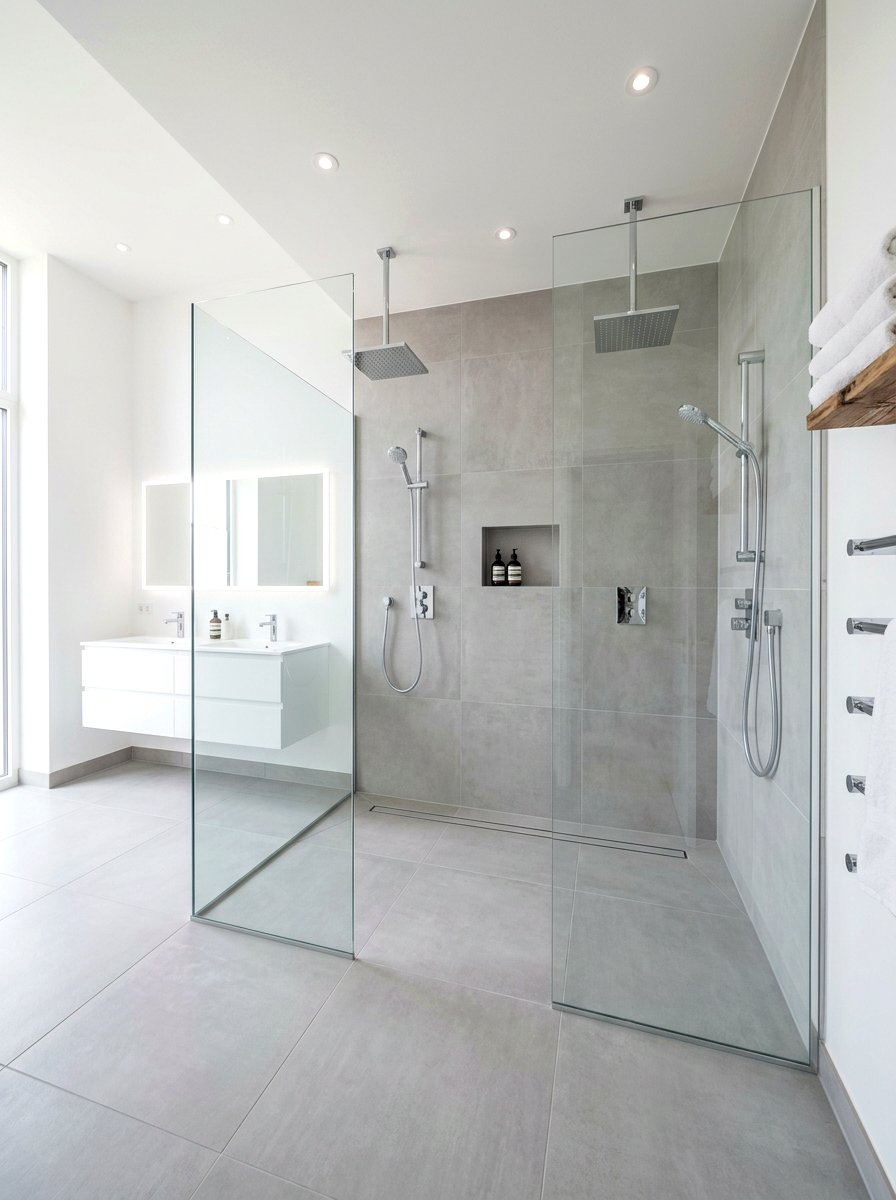 Walk In Double Shower - 30 double shower wall ideas