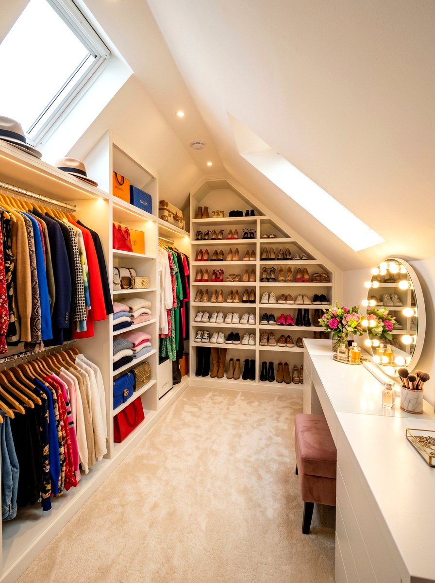 Walk In Eaves - 30 eaves storage ideas
