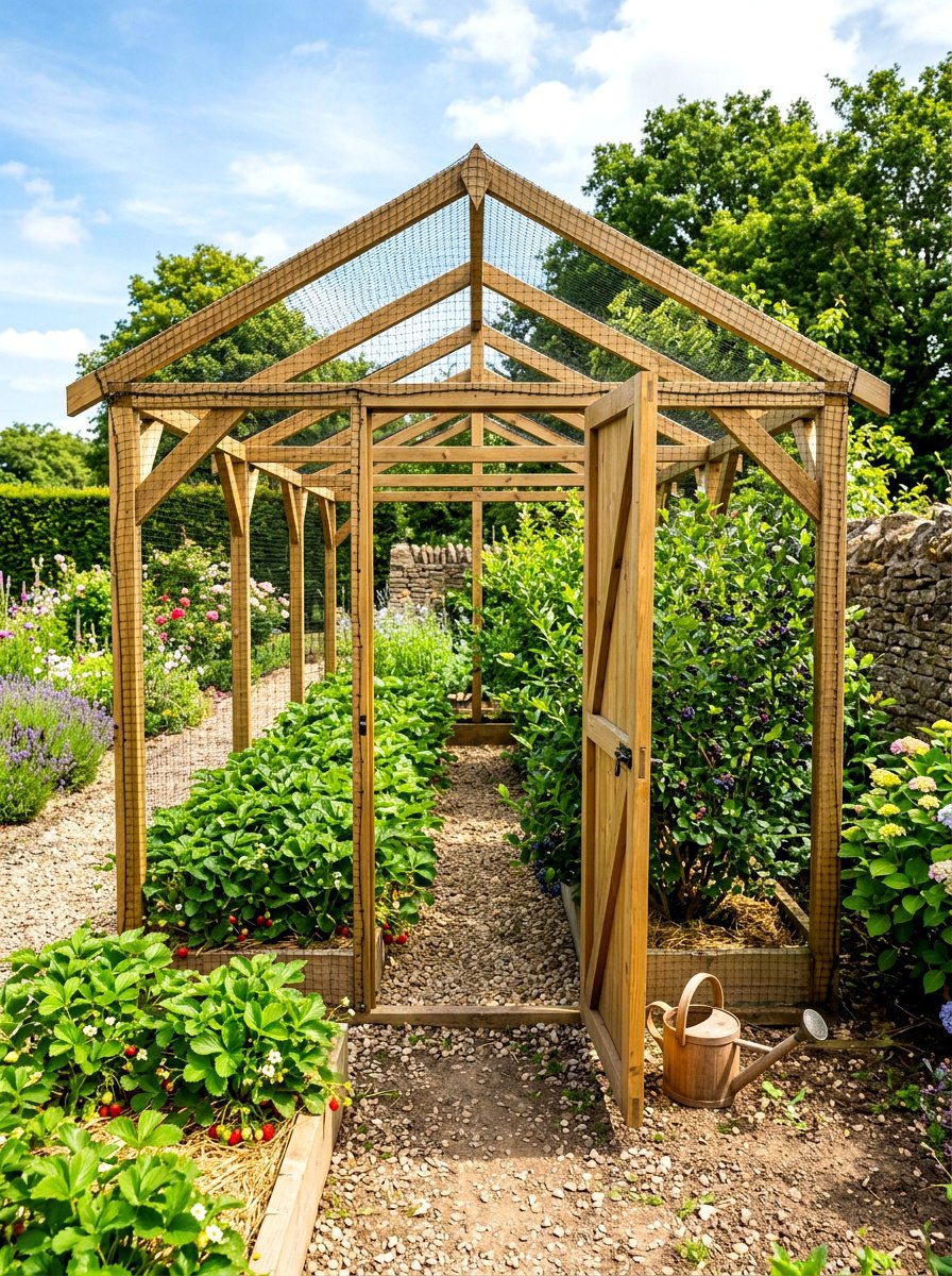 Walk In Fruit Cage - 30 fruit cage ideas