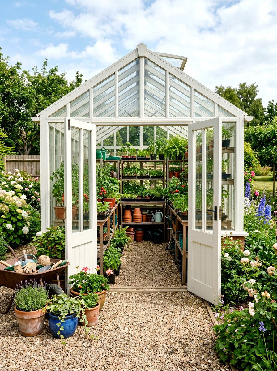 Walk In Greenhouse Shed - 30 greenhouse shed combo ideas