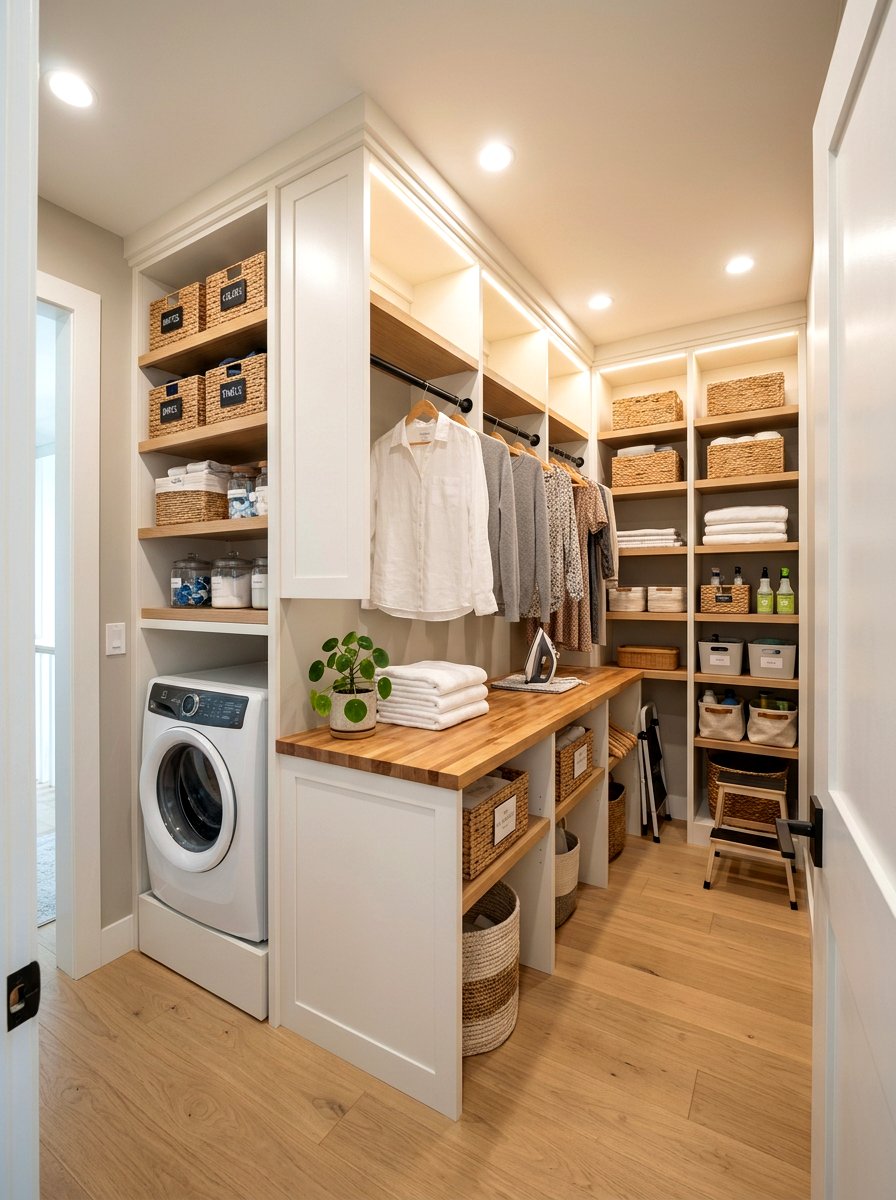 Walk In Laundry Closet - 30 laundry closet ideas