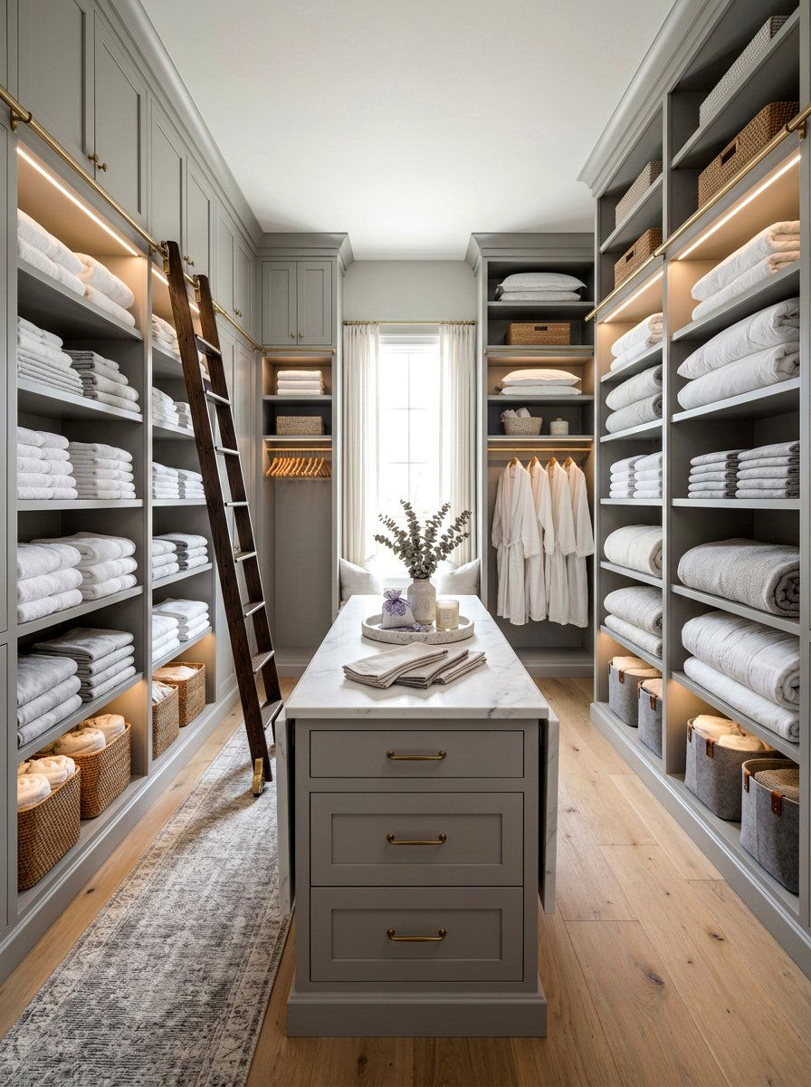 Walk In Linen Closet - 30 organizing a linen closet ideas