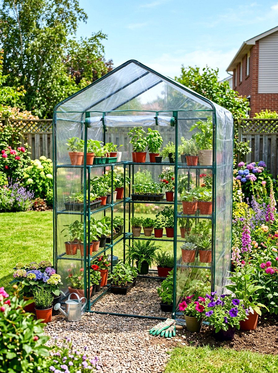 Walk In Mini Greenhouse - 30 mini greenhouse ideas