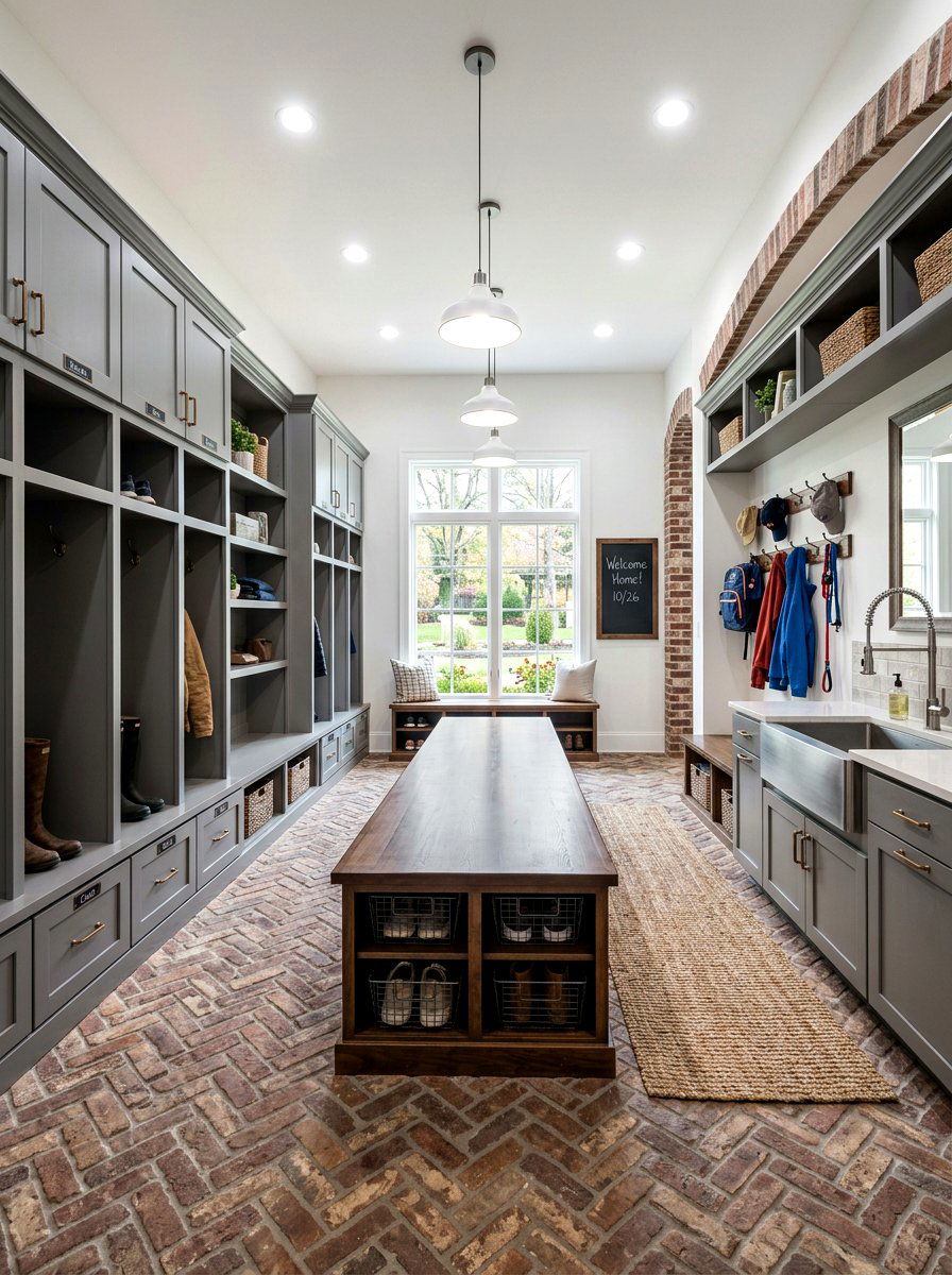Walk In Mudroom - 30 drop zone ideas