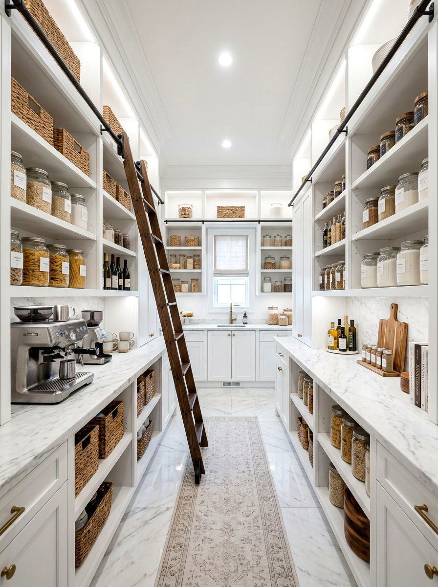 Walk In Pantry - 30 refill station pantry ideas
