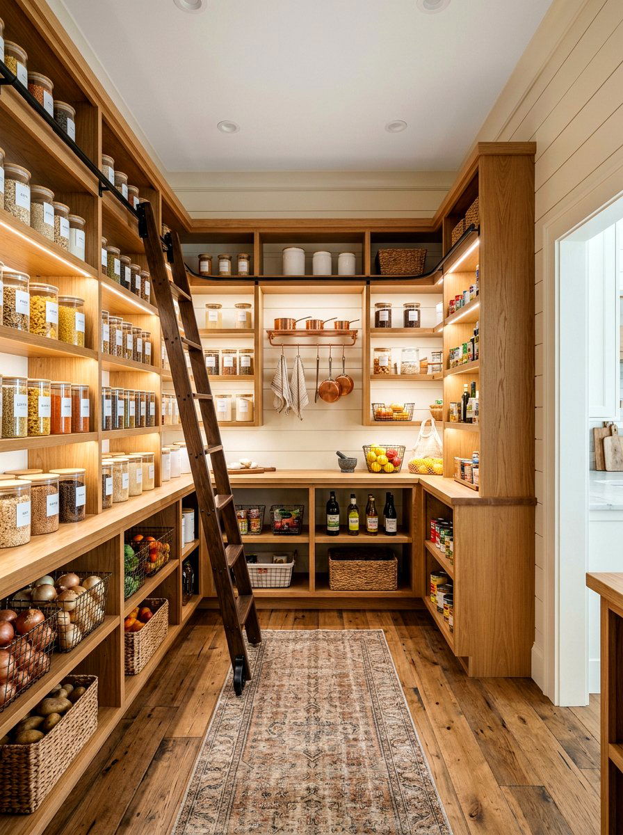 Walk In Pantry - 30 utility kitchen ideas