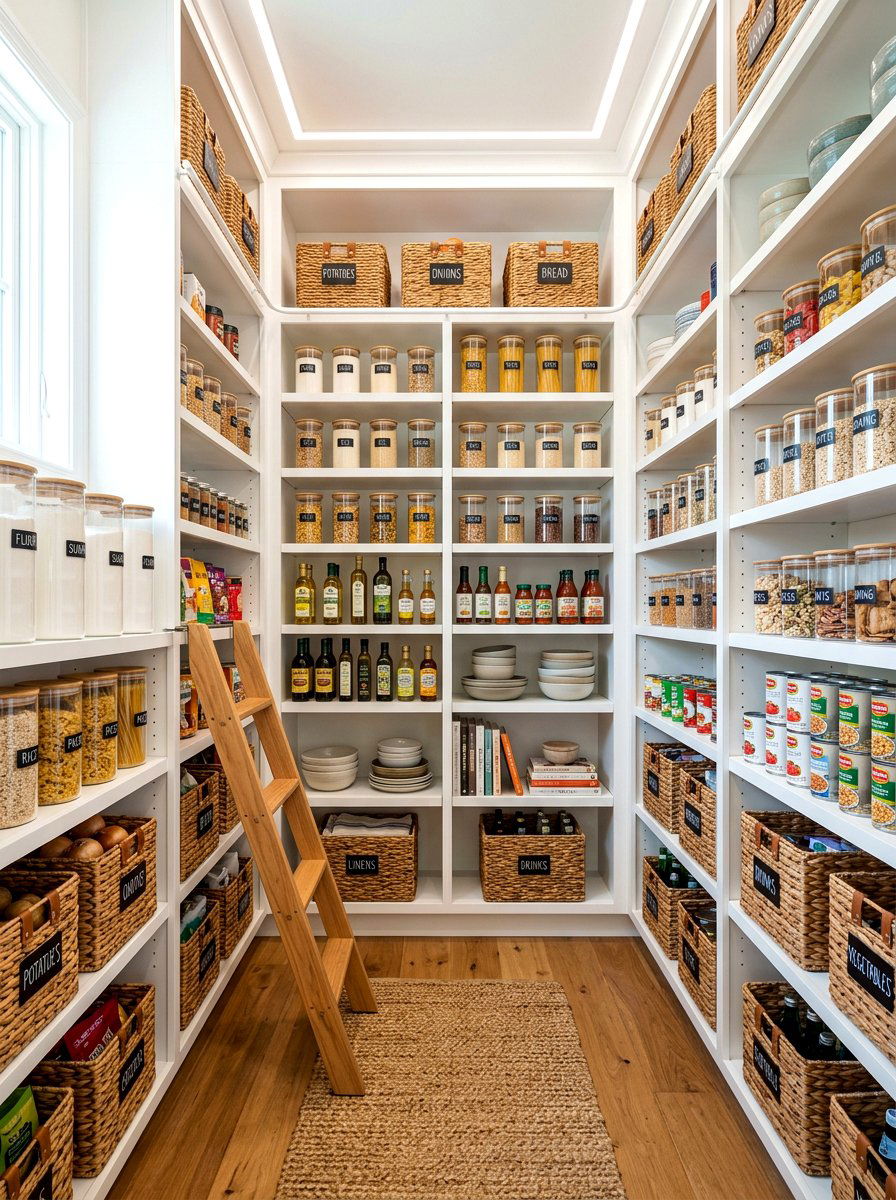 Walk In Pantry - 30 collected kitchen decor ideas