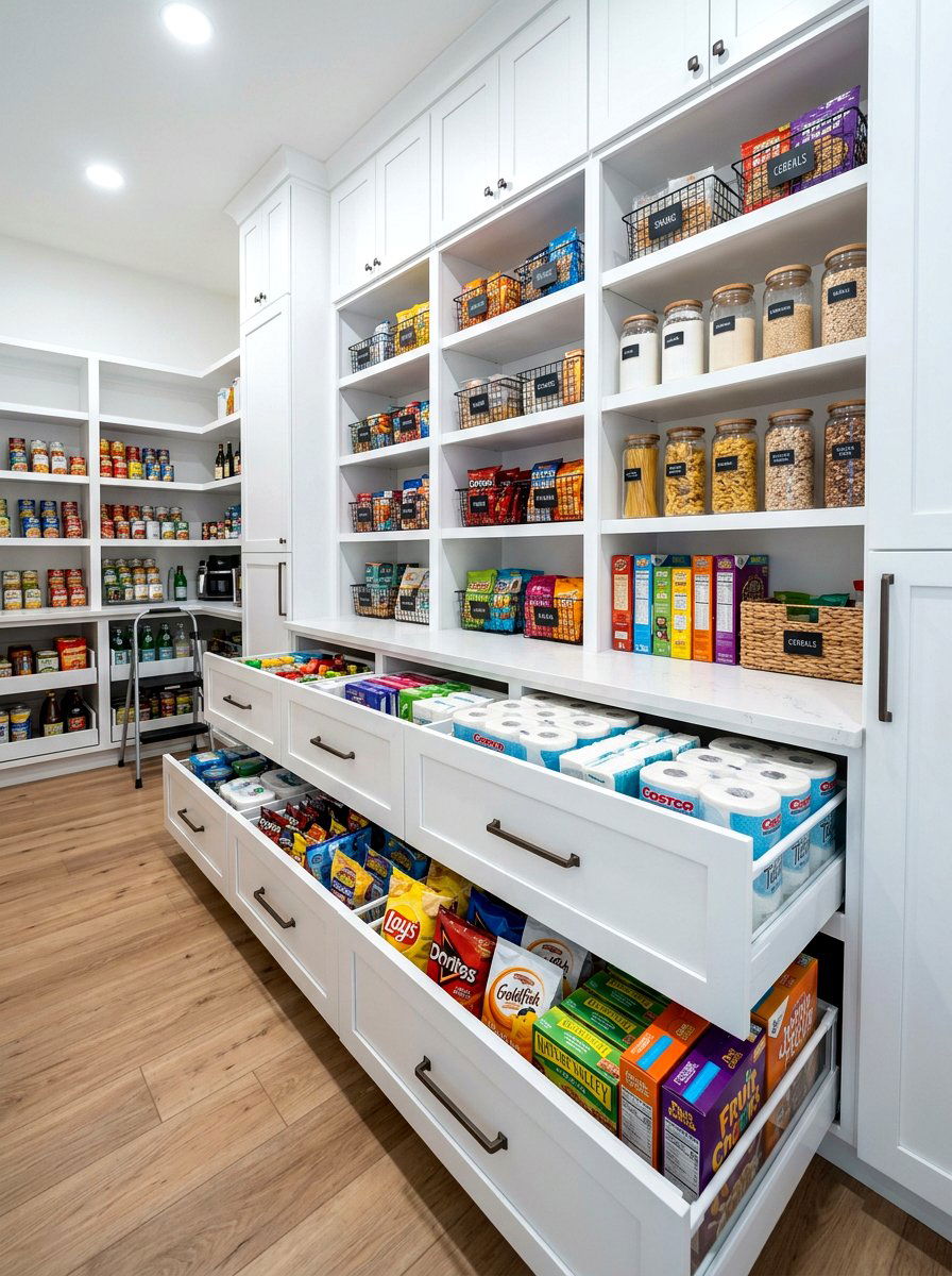 Walk In Pantry Drawer - 30 pull out pantry ideas