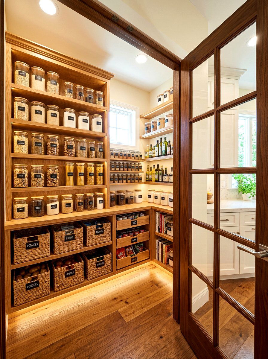 Walk In Pantry Kitchen - 30 traditional kitchen ideas