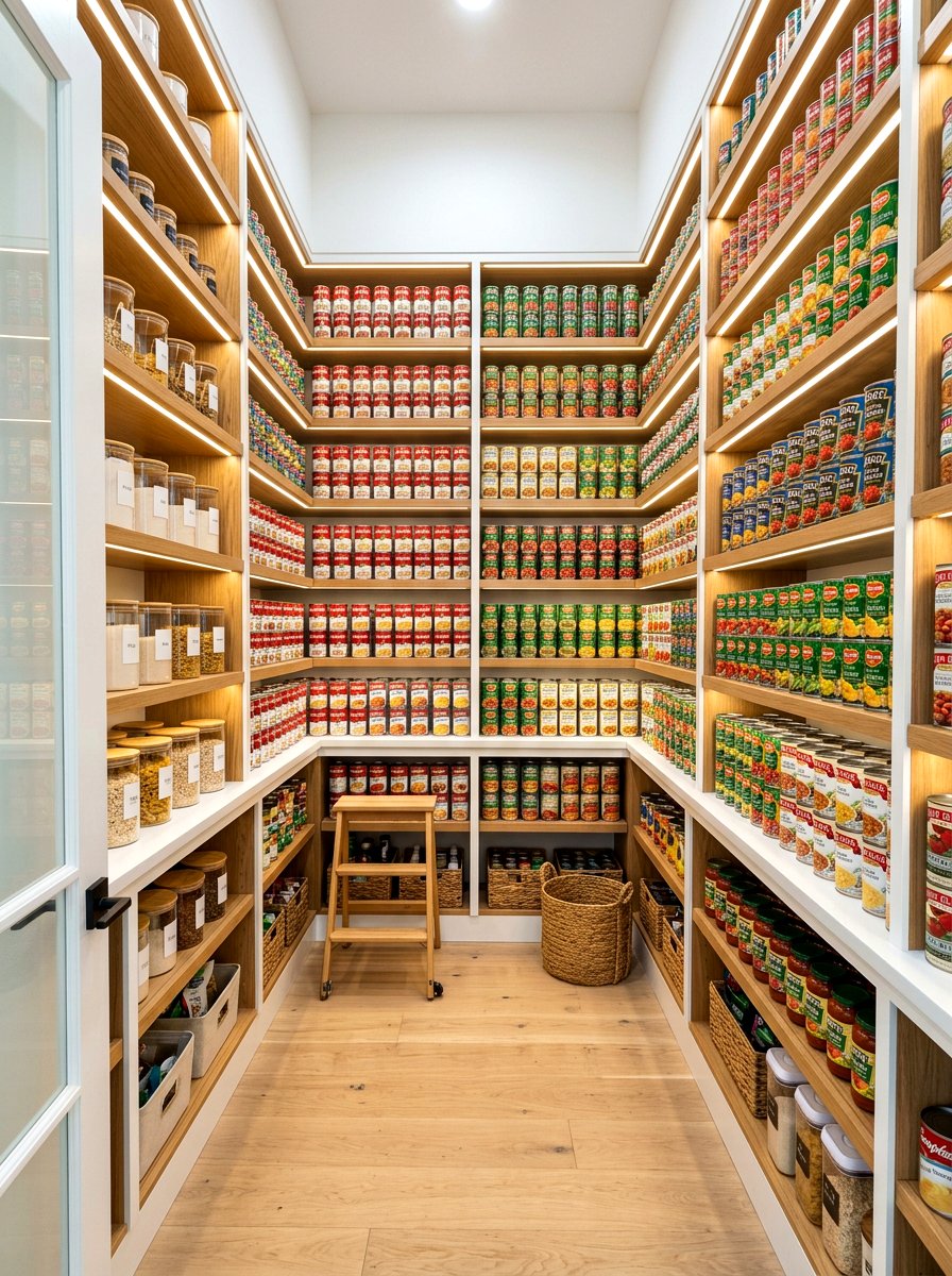 Walk In Pantry Shelves - 30 can storage ideas