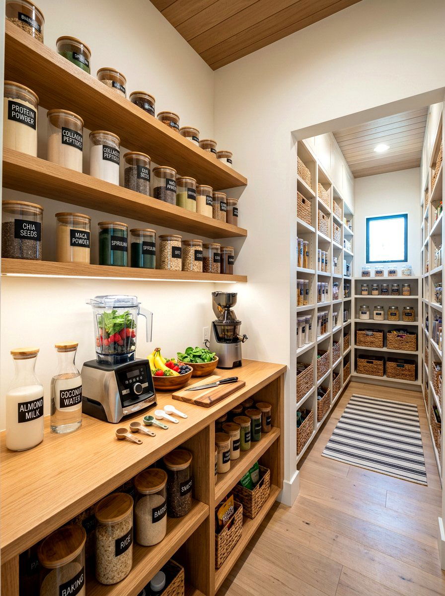 Walk In Pantry Smoothie Station - 30 smoothie station kitchen ideas