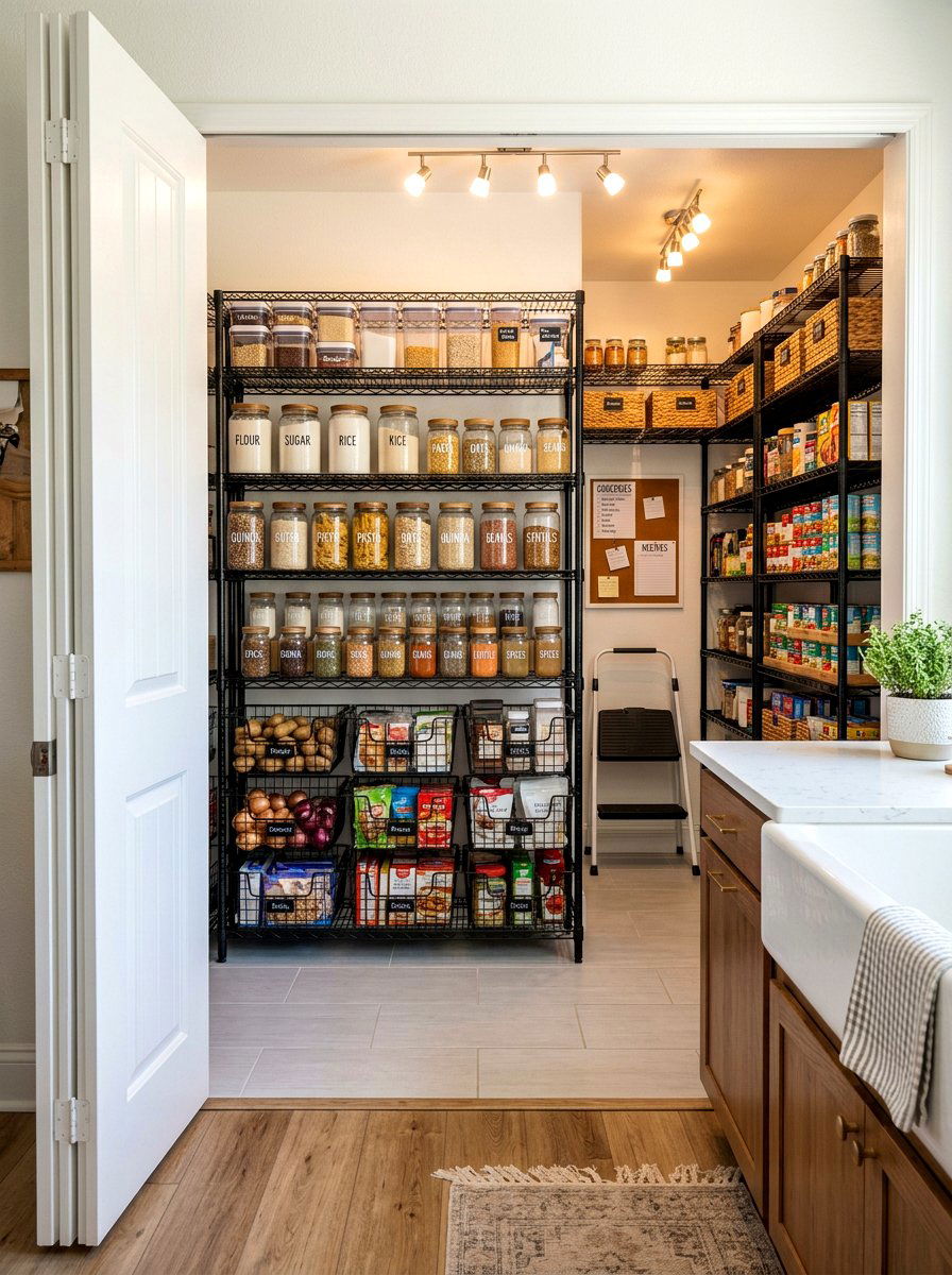 Walk In Pantry Storage - 30 catering kitchen ideas