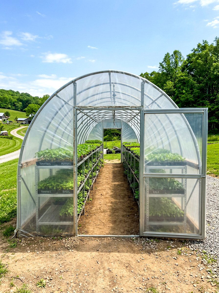 Walk In Plastic Greenhouse - 30 greenhouse ideas