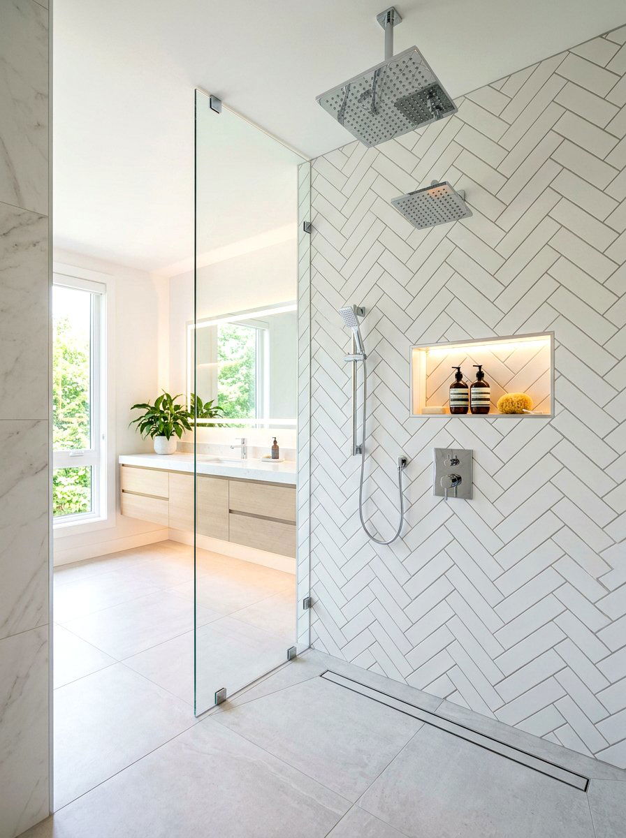 Walk In Shower - 30 luxury bathroom ideas