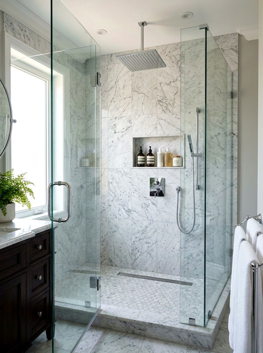 Walk In Shower - 30 stylish host home ideas