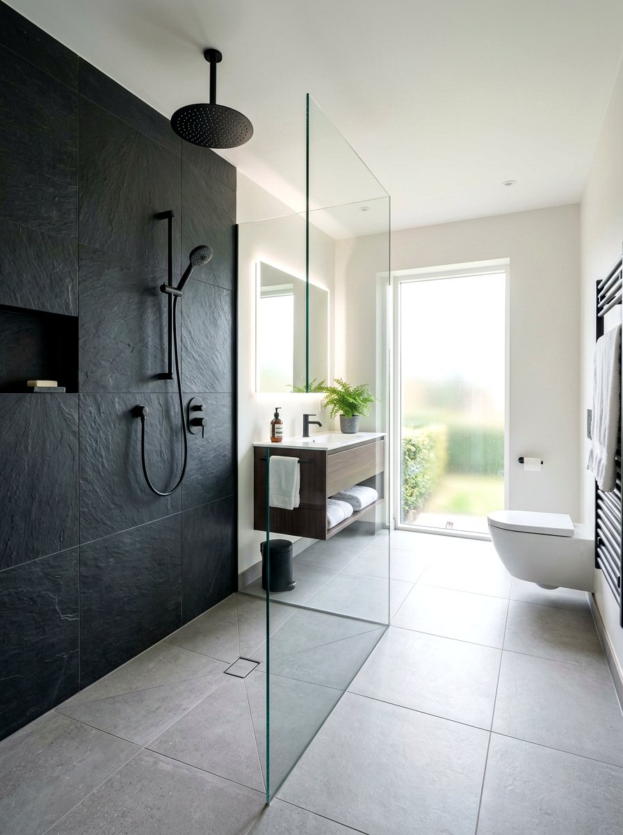 Walk In Shower Bathroom - 30 dramatic bathroom ideas
