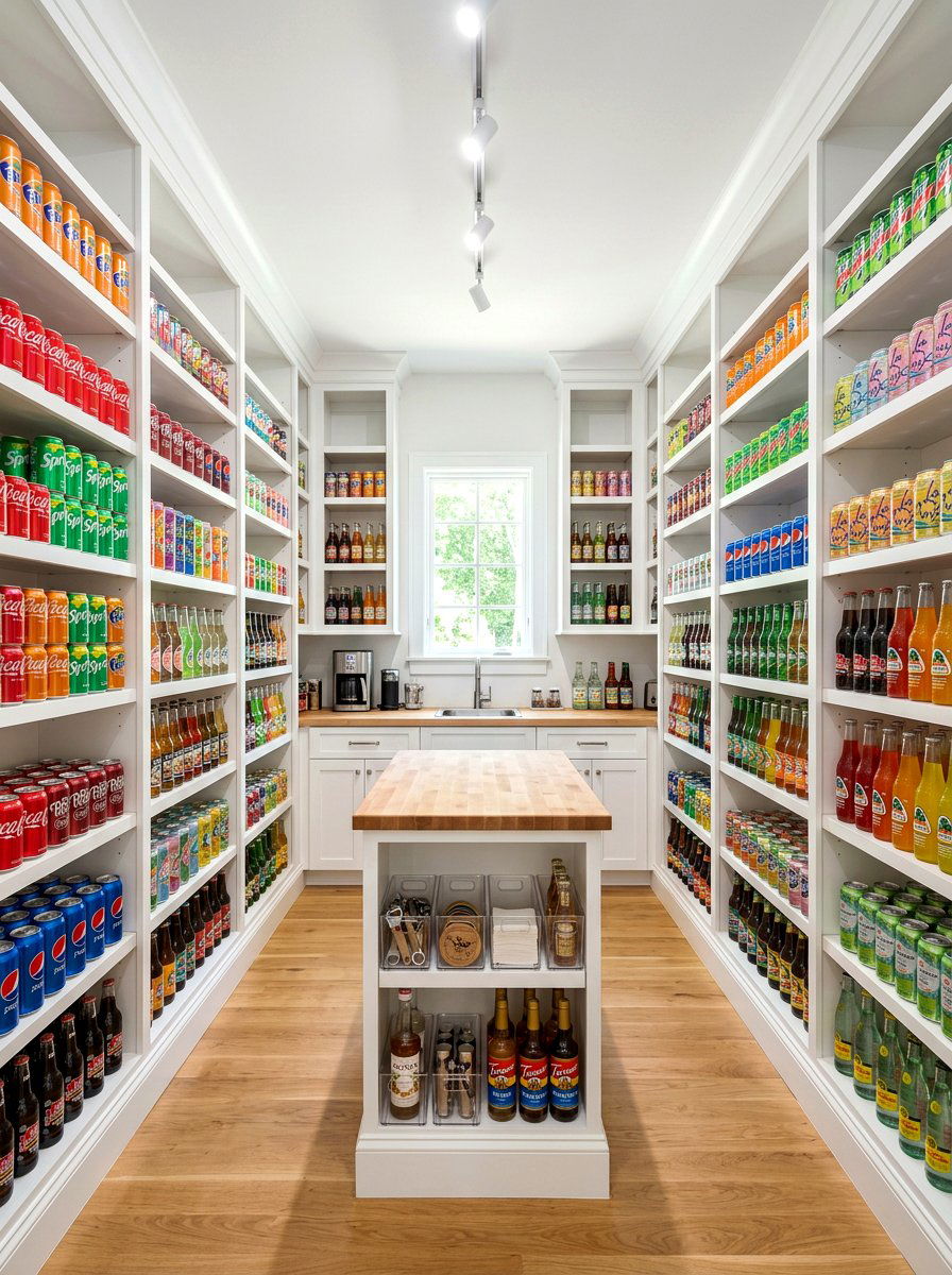 Walk In Soda Pantry - 30 beverage pantry ideas aesthetic