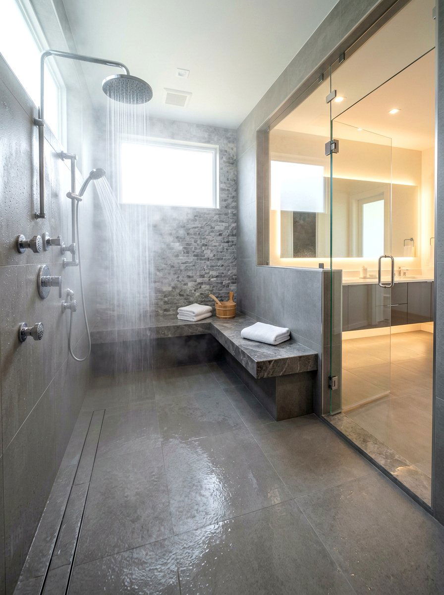 Walk In Steam Room - 30 steam shower ideas