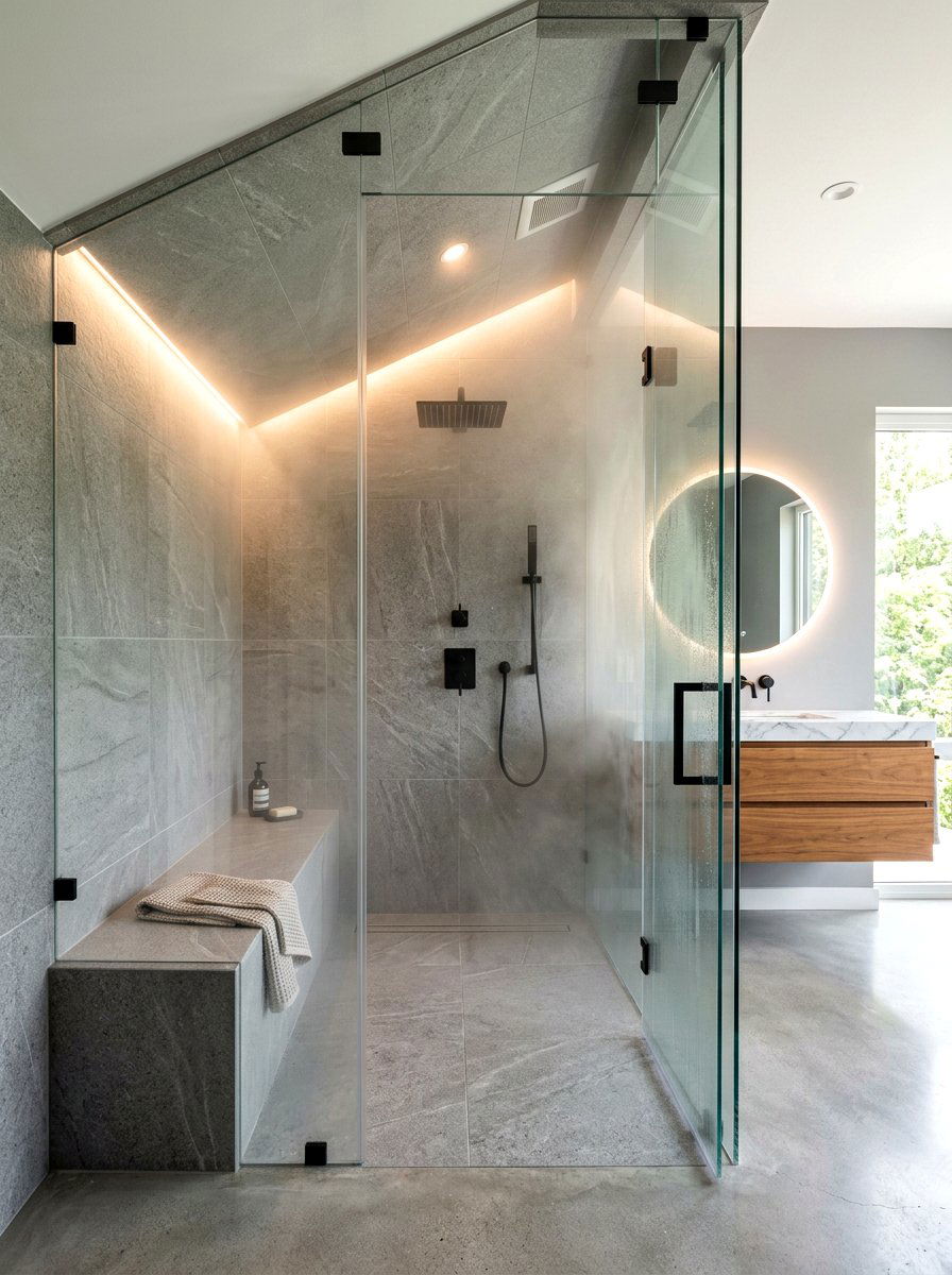 Walk In Steam Shower - 30 spa shower ideas