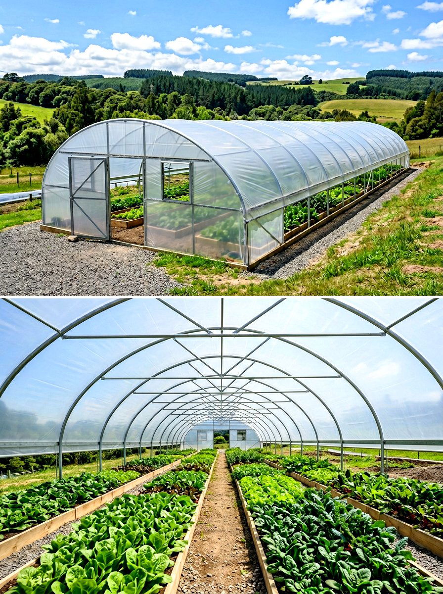 Walk In Tunnel Greenhouse - 30 freestanding greenhouse ideas