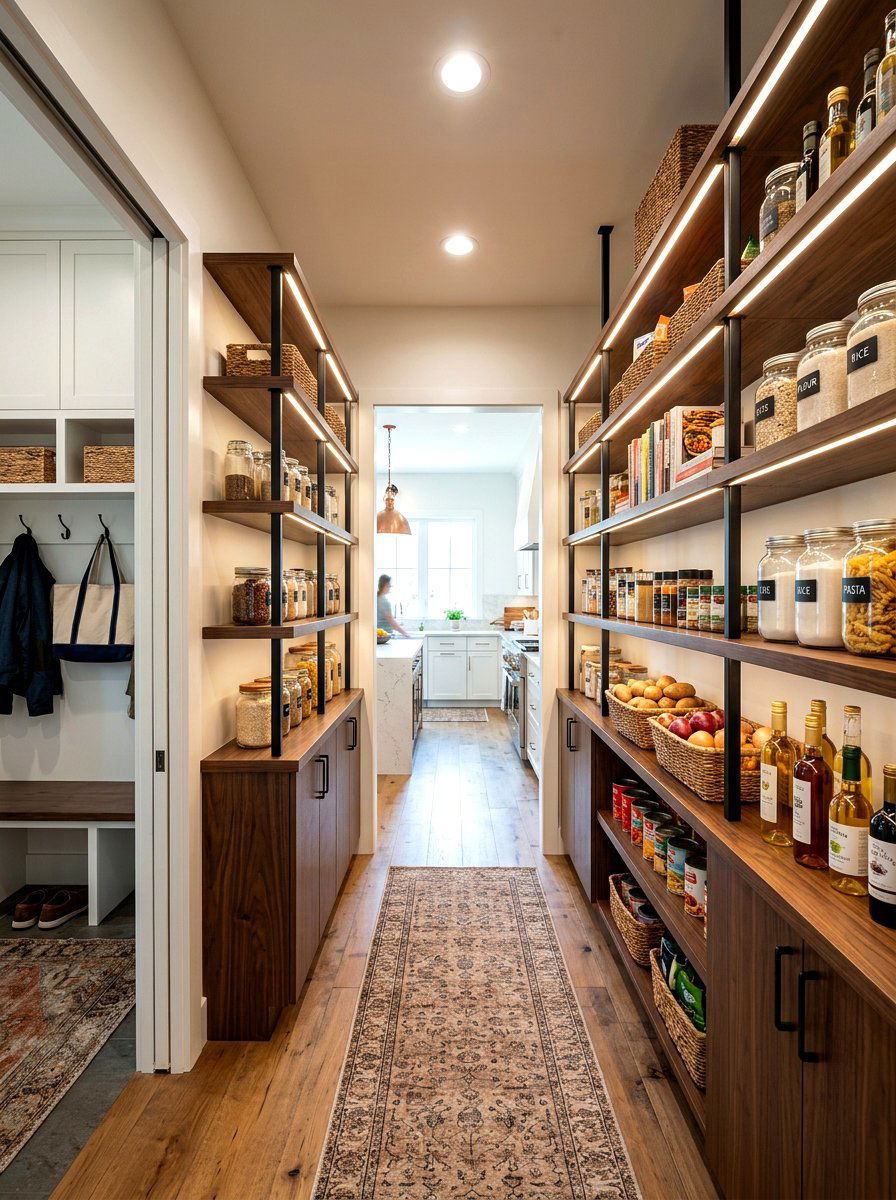 Walk Through Pantry - 30 kitchen pantry ideas