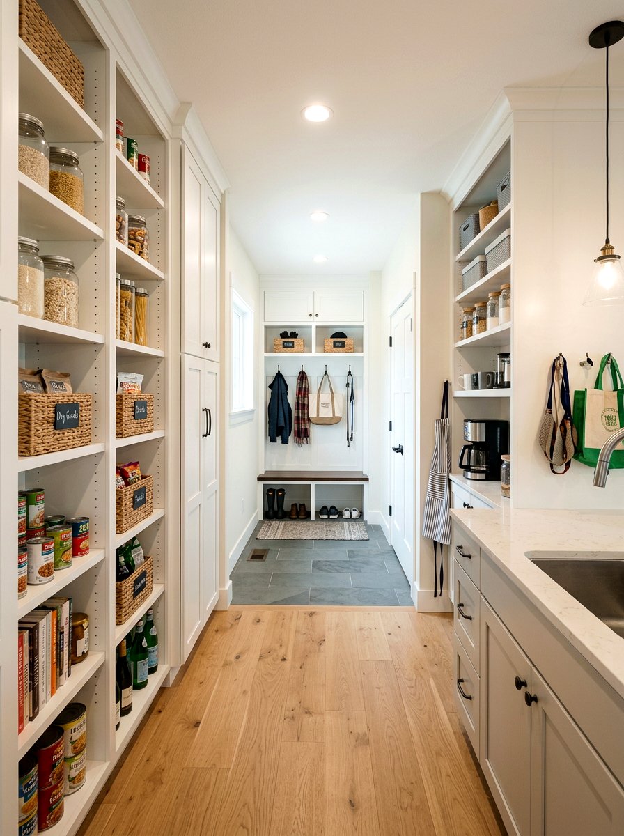 Walk Through Pantry To Garage - 30 pantry scullery combo ideas