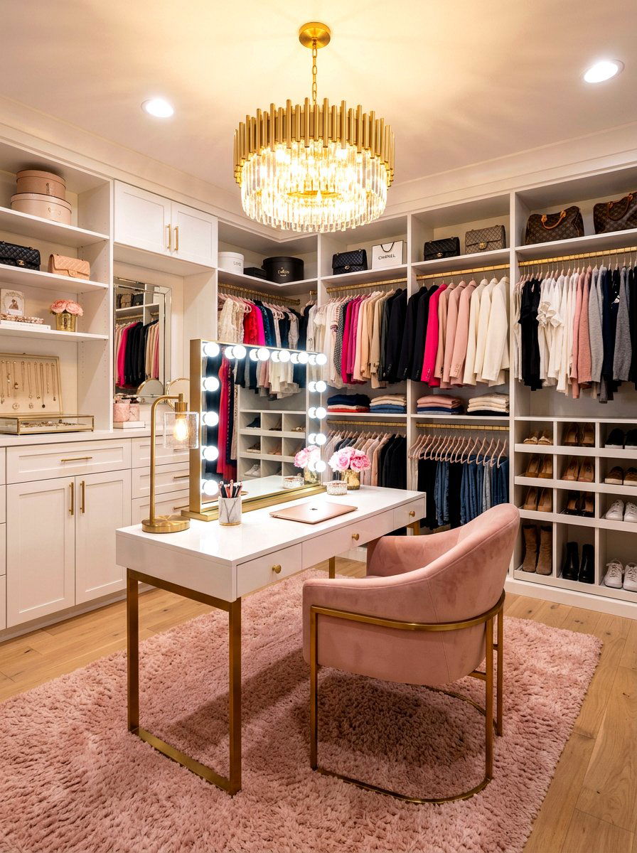 Walk in Closet Office - 30 flex room office ideas