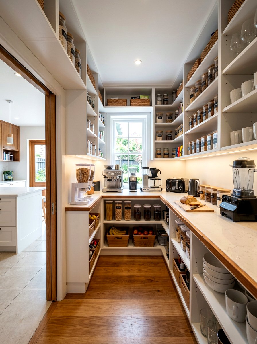 Walk in breakfast station pantry - 30 breakfast station cabinet ideas