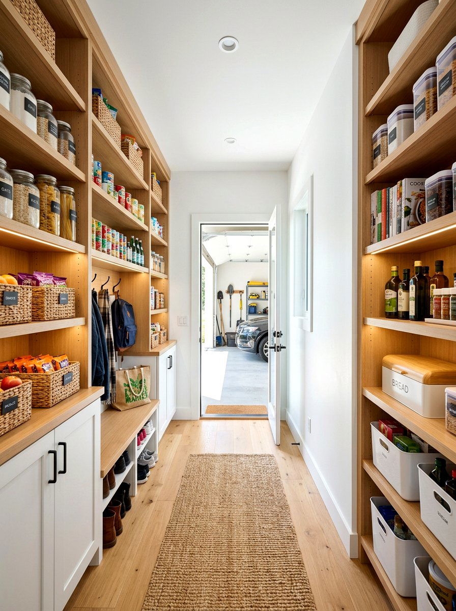 Walk through pantry - 30 back kitchen pantry ideas