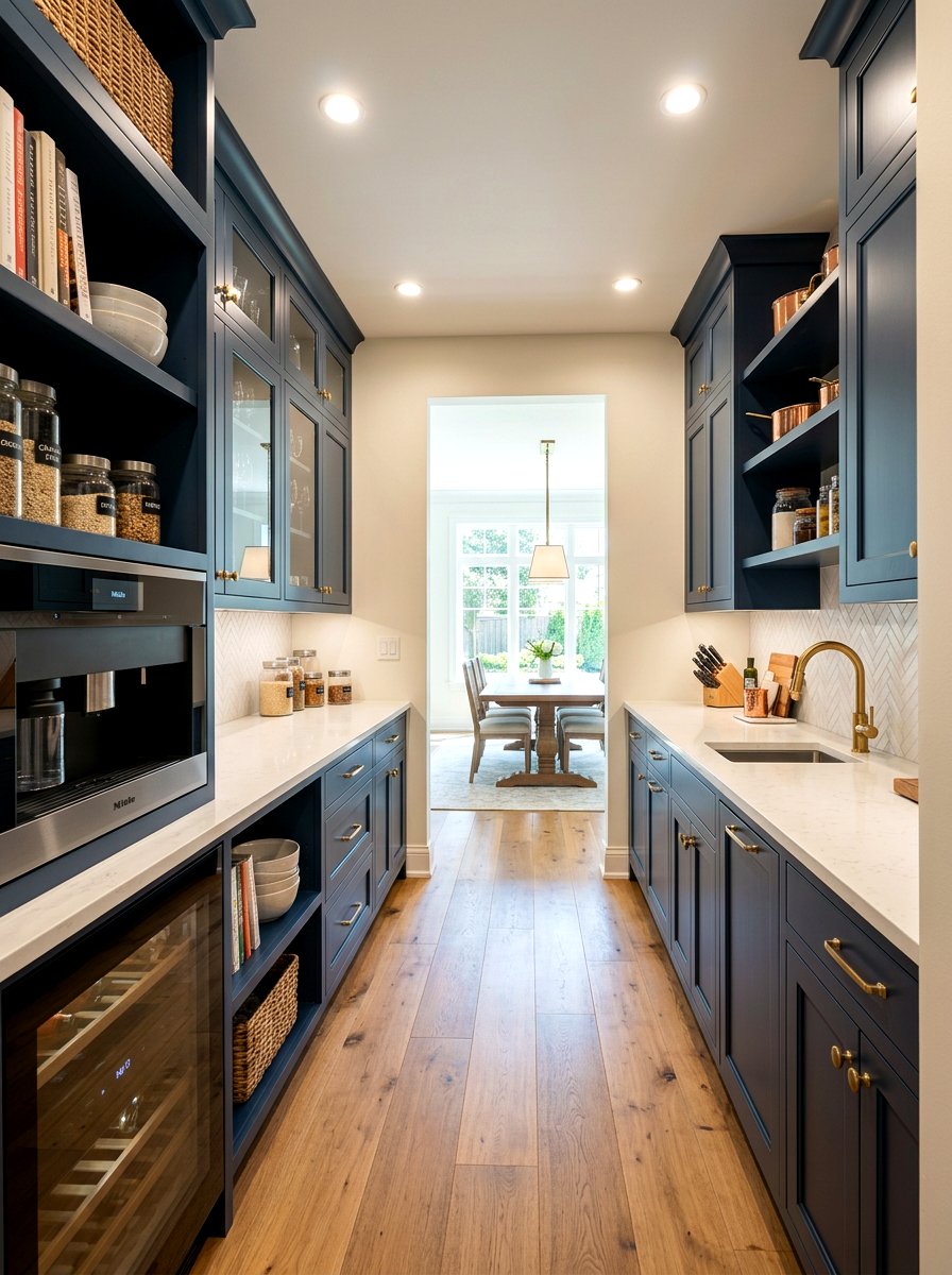 Walk through pantry - 30 butler pantry ideas