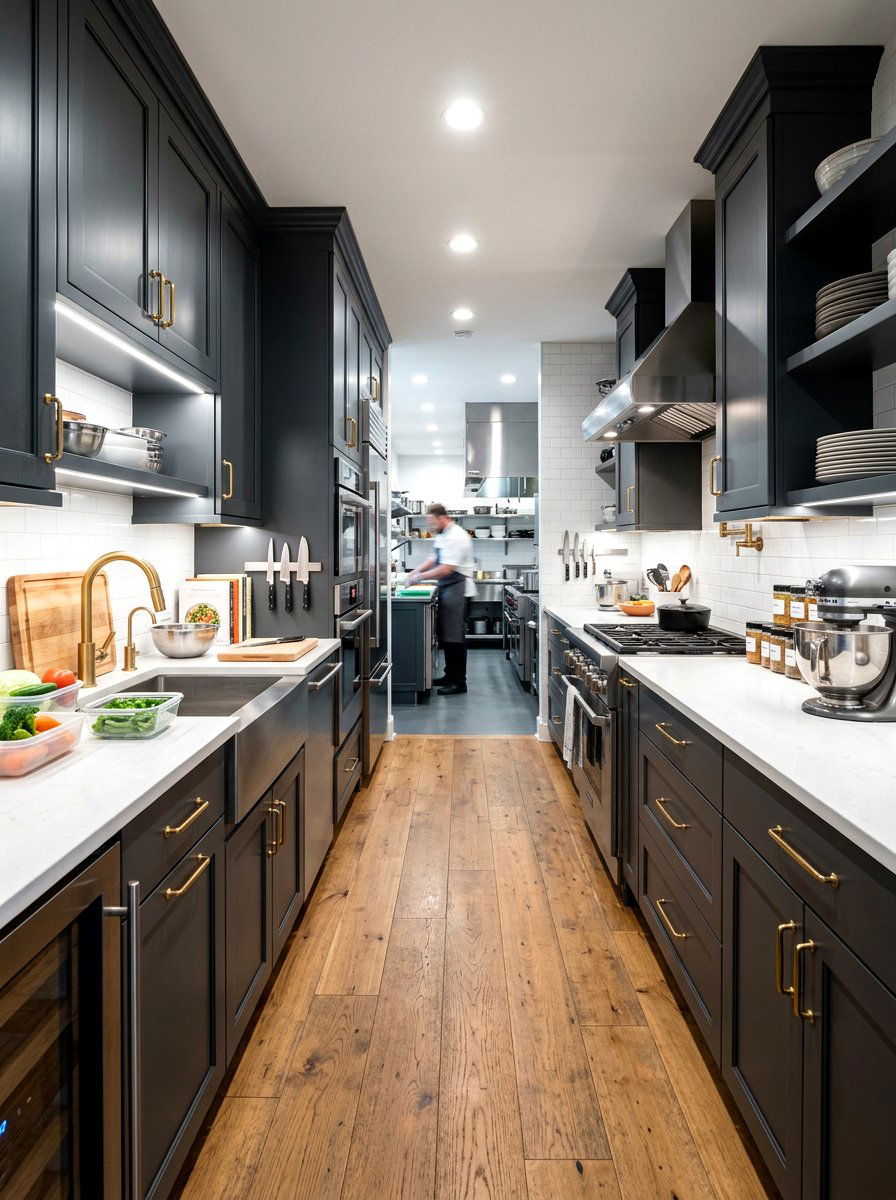 Walk through prep kitchen - 30 hidden prep kitchen ideas