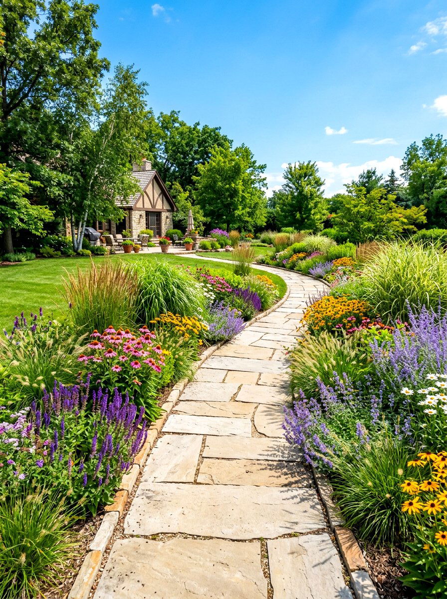 Walking Path - 30 healing garden ideas