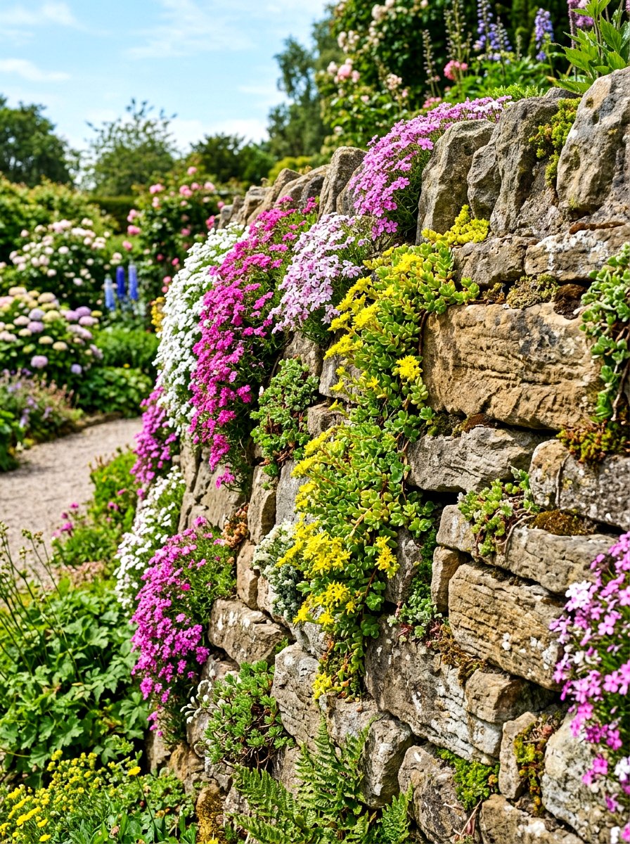 Wall Garden - 30 native wildflower backyard ideas